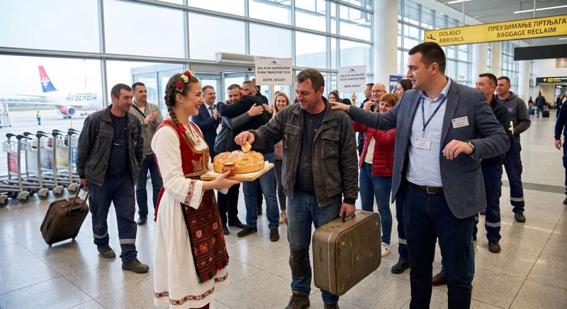 Airport pickup and arrival coordination
